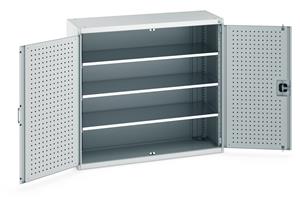 Bott Industial Tool Cupboards with Shelves Bott Perfo Door Cupboard 1300Wx525Dx1200mmH - 3 Shelves